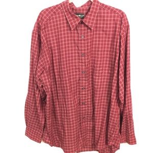 Eddie Bauer men’s size XL plaid long sleeve